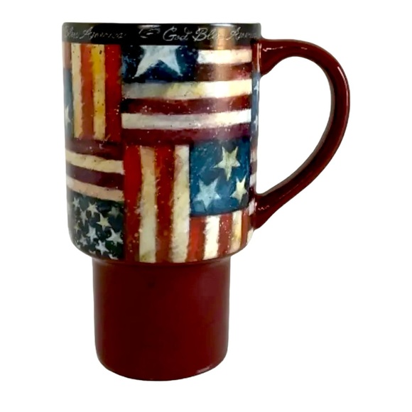 Vintage 16 oz. Old Glory 5036010 SW#1 LANG Mug Art Work by Susan Winget - Picture 5 of 9